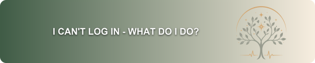 I can't log in - what do I do? banner